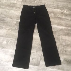Boys black pants (khaki type material) size 12